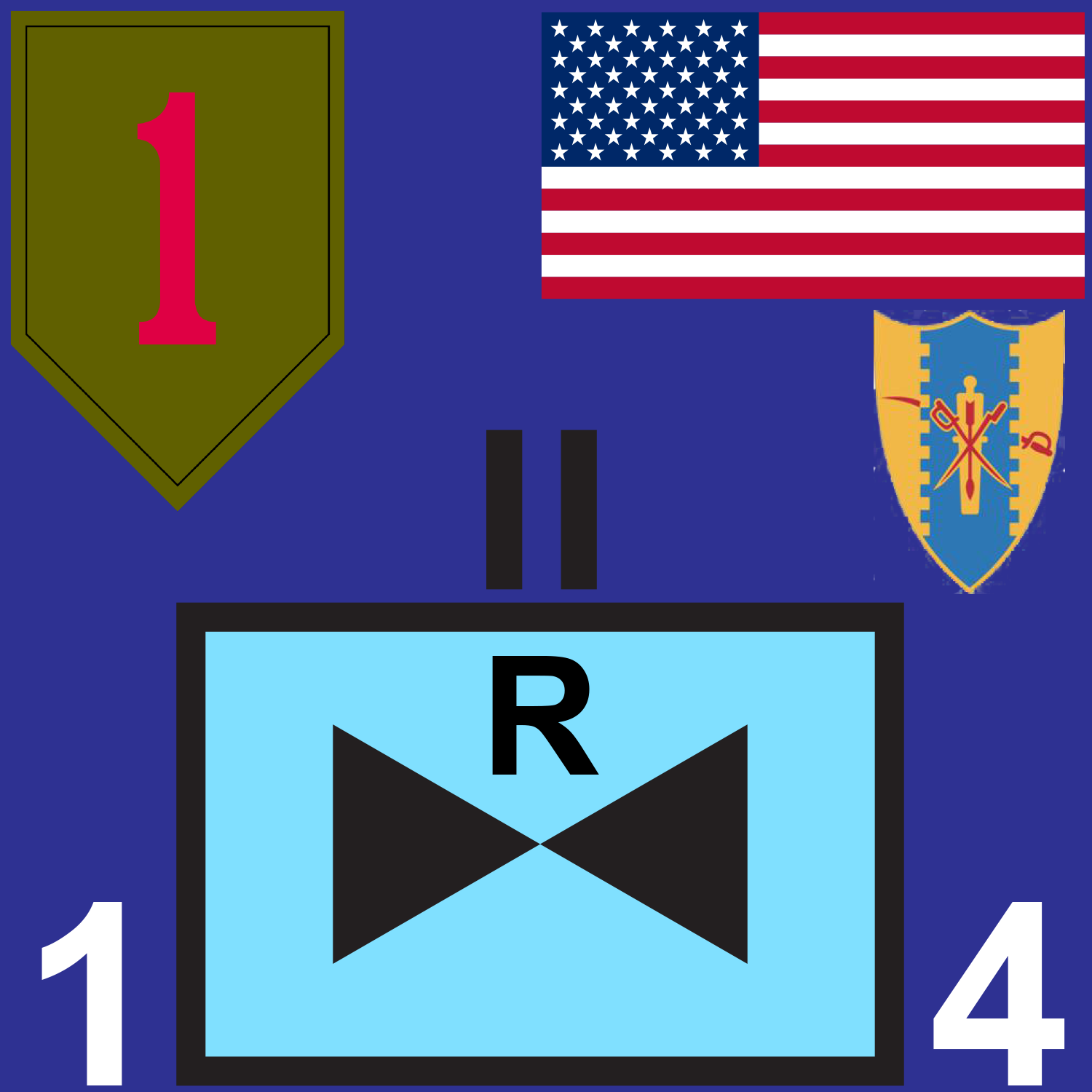 BLU 1-4 CAV (R) short v1